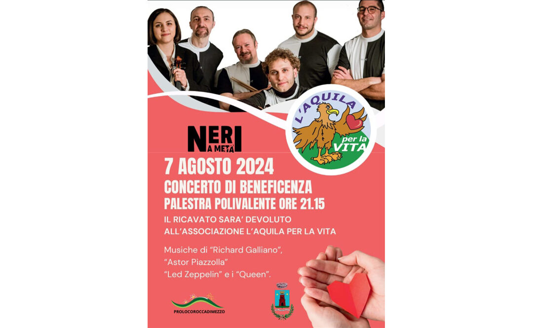 CONCERTO DI BENEFICENZA NERI A META’